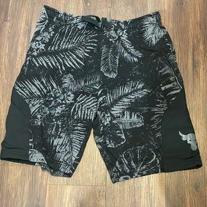 Under armor and the rock shorts
